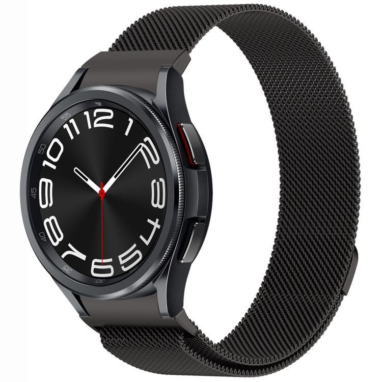 ボタンスタイルミラノマグネティックメタルウォッチバンド、Samsung Galaxy Watch 6 Classic用、Samsung Galaxy Watch5 / 5 Pro用、Samsung Galaxy Watch4 / 4 Classic 46mm用、Samsung Galaxy Watch3 41mm用