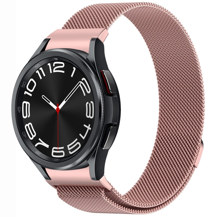 ボタンスタイルミラノマグネティックメタルウォッチバンド、Samsung Galaxy Watch 6 Classic用、Samsung Galaxy Watch5 / 5 Pro用、Samsung Galaxy Watch4 / 4 Classic 46mm用、Samsung Galaxy Watch3 41mm用