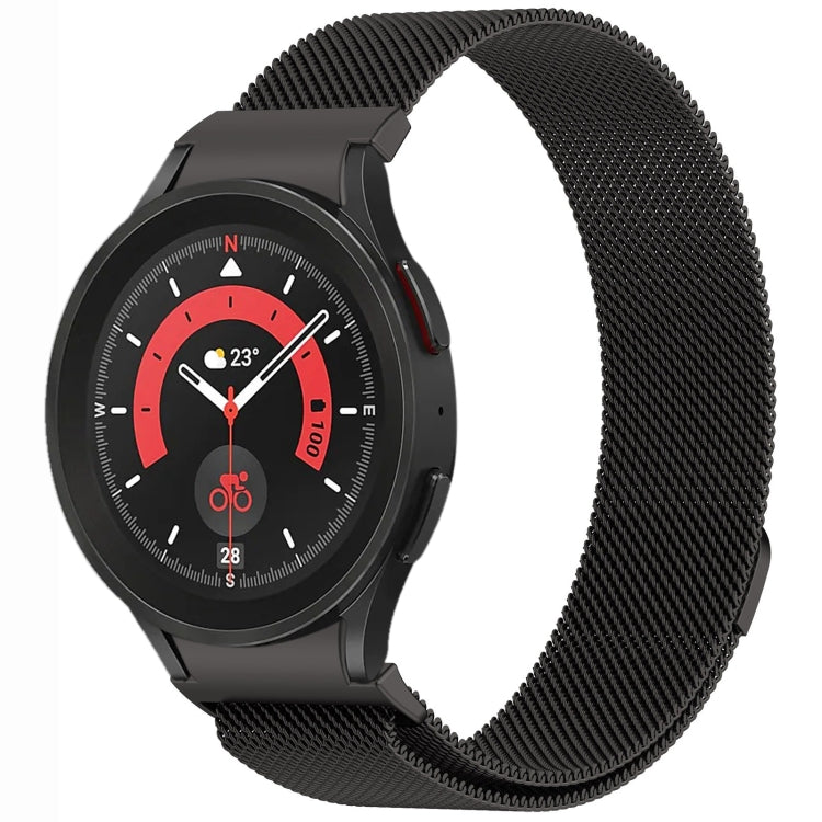 ボタンスタイルミラノマグネティックメタルウォッチバンド、Samsung Galaxy Watch 6 Classic用、Samsung Galaxy Watch5 / 5 Pro用、Samsung Galaxy Watch4 / 4 Classic 46mm用、Samsung Galaxy Watch3 41mm用