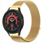ボタンスタイルミラノマグネティックメタルウォッチバンド、Samsung Galaxy Watch 6 Classic用、Samsung Galaxy Watch5 / 5 Pro用、Samsung Galaxy Watch4 / 4 Classic 46mm用、Samsung Galaxy Watch3 41mm用
