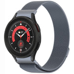 ボタンスタイルミラノマグネティックメタルウォッチバンド、Samsung Galaxy Watch 6 Classic用、Samsung Galaxy Watch5 / 5 Pro用、Samsung Galaxy Watch4 / 4 Classic 46mm用、Samsung Galaxy Watch3 41mm用