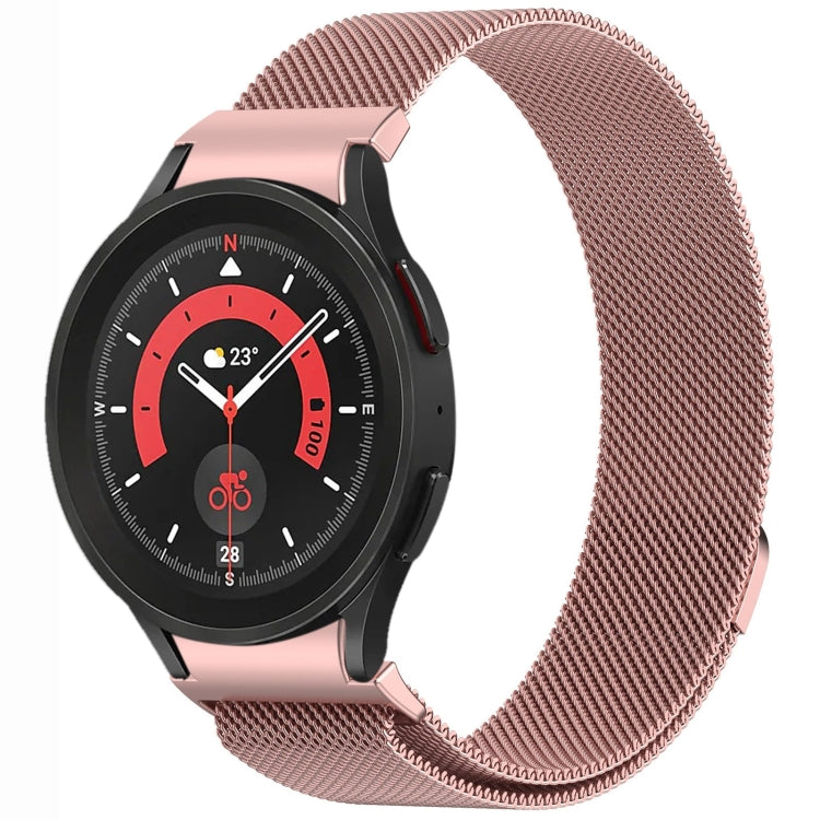ボタンスタイルミラノマグネティックメタルウォッチバンド、Samsung Galaxy Watch 6 Classic用、Samsung Galaxy Watch5 / 5 Pro用、Samsung Galaxy Watch4 / 4 Classic 46mm用、Samsung Galaxy Watch3 41mm用