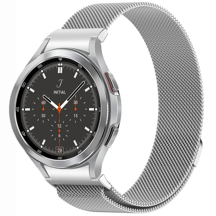 ボタンスタイルミラノマグネティックメタルウォッチバンド、Samsung Galaxy Watch 6 Classic用、Samsung Galaxy Watch5 / 5 Pro用、Samsung Galaxy Watch4 / 4 Classic 46mm用、Samsung Galaxy Watch3 41mm用