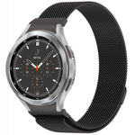 ボタンスタイルミラノマグネティックメタルウォッチバンド、Samsung Galaxy Watch 6 Classic用、Samsung Galaxy Watch5 / 5 Pro用、Samsung Galaxy Watch4 / 4 Classic 46mm用、Samsung Galaxy Watch3 41mm用