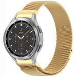 ボタンスタイルミラノマグネティックメタルウォッチバンド、Samsung Galaxy Watch 6 Classic用、Samsung Galaxy Watch5 / 5 Pro用、Samsung Galaxy Watch4 / 4 Classic 46mm用、Samsung Galaxy Watch3 41mm用
