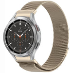 ボタンスタイルミラノマグネティックメタルウォッチバンド、Samsung Galaxy Watch 6 Classic用、Samsung Galaxy Watch5 / 5 Pro用、Samsung Galaxy Watch4 / 4 Classic 46mm用、Samsung Galaxy Watch3 41mm用