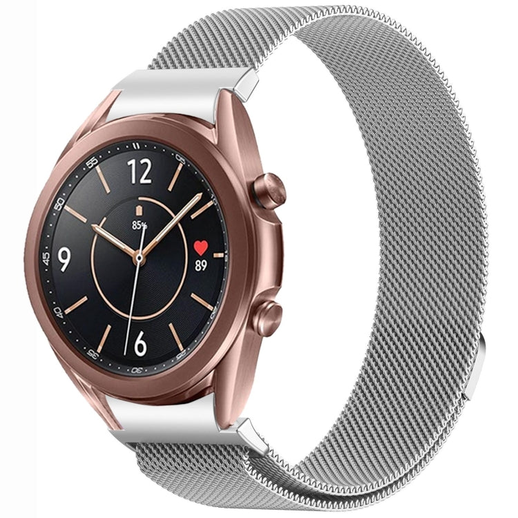 ボタンスタイルミラノマグネティックメタルウォッチバンド、Samsung Galaxy Watch 6 Classic用、Samsung Galaxy Watch5 / 5 Pro用、Samsung Galaxy Watch4 / 4 Classic 46mm用、Samsung Galaxy Watch3 41mm用