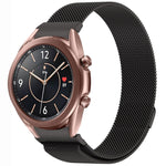 ボタンスタイルミラノマグネティックメタルウォッチバンド、Samsung Galaxy Watch 6 Classic用、Samsung Galaxy Watch5 / 5 Pro用、Samsung Galaxy Watch4 / 4 Classic 46mm用、Samsung Galaxy Watch3 41mm用