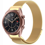 ボタンスタイルミラノマグネティックメタルウォッチバンド、Samsung Galaxy Watch 6 Classic用、Samsung Galaxy Watch5 / 5 Pro用、Samsung Galaxy Watch4 / 4 Classic 46mm用、Samsung Galaxy Watch3 41mm用