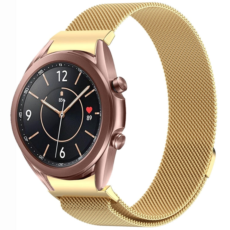 ボタンスタイルミラノマグネティックメタルウォッチバンド、Samsung Galaxy Watch 6 Classic用、Samsung Galaxy Watch5 / 5 Pro用、Samsung Galaxy Watch4 / 4 Classic 46mm用、Samsung Galaxy Watch3 41mm用