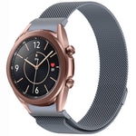 ボタンスタイルミラノマグネティックメタルウォッチバンド、Samsung Galaxy Watch 6 Classic用、Samsung Galaxy Watch5 / 5 Pro用、Samsung Galaxy Watch4 / 4 Classic 46mm用、Samsung Galaxy Watch3 41mm用