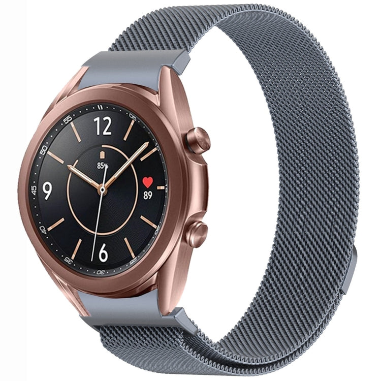 ボタンスタイルミラノマグネティックメタルウォッチバンド、Samsung Galaxy Watch 6 Classic用、Samsung Galaxy Watch5 / 5 Pro用、Samsung Galaxy Watch4 / 4 Classic 46mm用、Samsung Galaxy Watch3 41mm用
