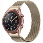 ボタンスタイルミラノマグネティックメタルウォッチバンド、Samsung Galaxy Watch 6 Classic用、Samsung Galaxy Watch5 / 5 Pro用、Samsung Galaxy Watch4 / 4 Classic 46mm用、Samsung Galaxy Watch3 41mm用