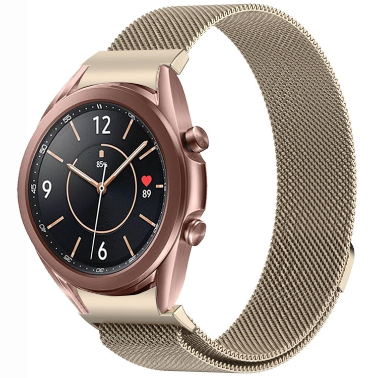 ボタンスタイルミラノマグネティックメタルウォッチバンド、Samsung Galaxy Watch 6 Classic用、Samsung Galaxy Watch5 / 5 Pro用、Samsung Galaxy Watch4 / 4 Classic 46mm用、Samsung Galaxy Watch3 41mm用