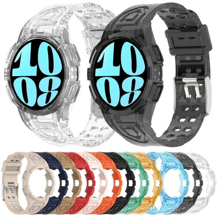 TPU一体型シリコンウォッチバンド、Samsung Galaxy Watch6 44mm用、Samsung Galaxy Watch6 40mm用