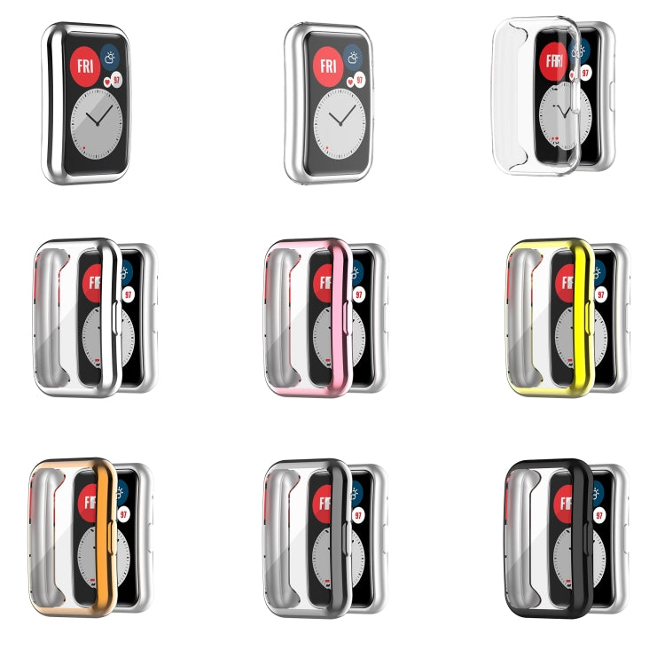 TPU Electroplating Watch Protective Case, For Huawei Watch Fit New, For Huawei Watch Fit, For Huawei Watch Fit Special Edition