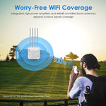 WAVLINK WN573HX1 WiFi 6 AX1800 IP67防水屋外デュアルバンド無線WiFiルーター、米国プラグ、EUプラグ、英国プラグ、オーストラリアプラグ
