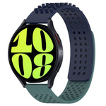 20mm穴通気性3Dドットシリコンウォッチバンド、Samsung Galaxy Watch 6 Classic 47mm用、Samsung Galaxy Watch 6 44mm用、Samsung Galaxy Watch 6 40mm用