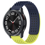 20mm Holes Breathable 3D Dots Silicone Watch Band, For Samsung Galaxy Watch 6 Classic 43mm, For Samsung Galaxy watch 5 Pro Golf Edition, For Samsung Galaxy watch 5 Golf Edition