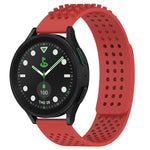 20mm Holes Breathable 3D Dots Silicone Watch Band, For Samsung Galaxy Watch 6 Classic 43mm, For Samsung Galaxy watch 5 Pro Golf Edition, For Samsung Galaxy watch 5 Golf Edition