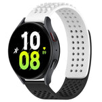 20mm穴通気性3Dドットシリコンウォッチバンド、Samsung Galaxy Watch 5 44mm用、Samsung Galaxy Watch 5 Pro 45mm用、Samsung Galaxy Watch 5 40mm用