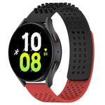 20mm穴通気性3Dドットシリコンウォッチバンド、Samsung Galaxy Watch 5 44mm用、Samsung Galaxy Watch 5 Pro 45mm用、Samsung Galaxy Watch 5 40mm用