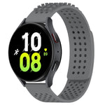 20mm穴通気性3Dドットシリコンウォッチバンド、Samsung Galaxy Watch 5 44mm用、Samsung Galaxy Watch 5 Pro 45mm用、Samsung Galaxy Watch 5 40mm用