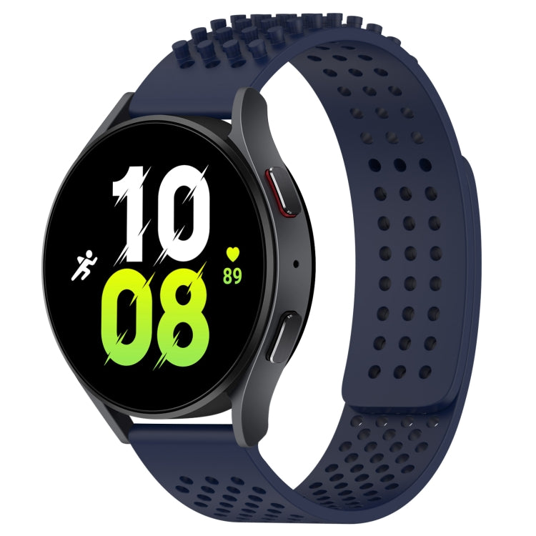 20mm穴通気性3Dドットシリコンウォッチバンド、Samsung Galaxy Watch 5 44mm用、Samsung Galaxy Watch 5 Pro 45mm用、Samsung Galaxy Watch 5 40mm用