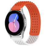 20mm穴通気性3Dドットシリコンウォッチバンド、Samsung Galaxy Watch 5 44mm用、Samsung Galaxy Watch 5 Pro 45mm用、Samsung Galaxy Watch 5 40mm用