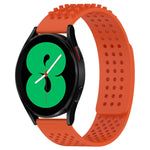 20mm穴通気性3Dドットシリコンウォッチバンド、Samsung Galaxy Watch 4 44mm用、Samsung Galaxy Watch 4 40mm用、Samsung Galaxy Watch 4 Classic 46mm用