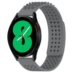 20mm穴通気性3Dドットシリコンウォッチバンド、Samsung Galaxy Watch 4 44mm用、Samsung Galaxy Watch 4 40mm用、Samsung Galaxy Watch 4 Classic 46mm用