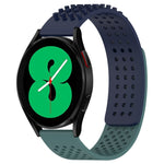20mm穴通気性3Dドットシリコンウォッチバンド、Samsung Galaxy Watch 4 44mm用、Samsung Galaxy Watch 4 40mm用、Samsung Galaxy Watch 4 Classic 46mm用