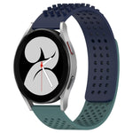 20mm穴通気性3Dドットシリコンウォッチバンド、Samsung Galaxy Watch 4 44mm用、Samsung Galaxy Watch 4 40mm用、Samsung Galaxy Watch 4 Classic 46mm用