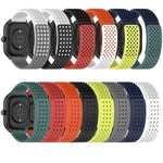 20mm穴あき通気性3Dドットシリコンウォッチバンド、Samsung Galaxy Watch 4 Classic 42mm用、Samsung Galaxy Watch Active 2 44mm用、Samsung Galaxy Watch Active 2 40mm用