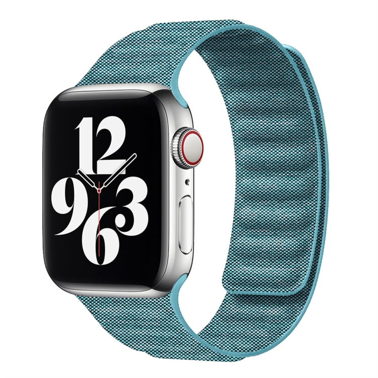 デニム磁気ウォッチバンド、Apple Watch Ultra 49mm用、Apple Watch 8 41mm用、Apple Watch 8 45mm用、Apple Watch SE 2022 40mm用、Apple Watch SE 2022 44mm用、Apple Watch 7 41mm用、Apple Watch 7 45mm用、Apple Watch SE 40mm用