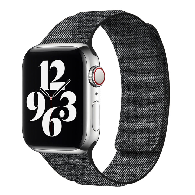 デニム磁気ウォッチバンド、Apple Watch Ultra 49mm用、Apple Watch 8 41mm用、Apple Watch 8 45mm用、Apple Watch SE 2022 40mm用、Apple Watch SE 2022 44mm用、Apple Watch 7 41mm用、Apple Watch 7 45mm用、Apple Watch SE 40mm用
