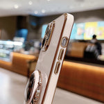 電気めっき宇宙飛行士ホルダーフォンケース、iPhone 17e / 16e用、iPhone 17 Pro Max用、iPhone 17 Pro用、iPhone 17用、iPhone Air用、iPhone 16 Pro Max用、iPhone 16 Pro用、iPhone 16 Plus用