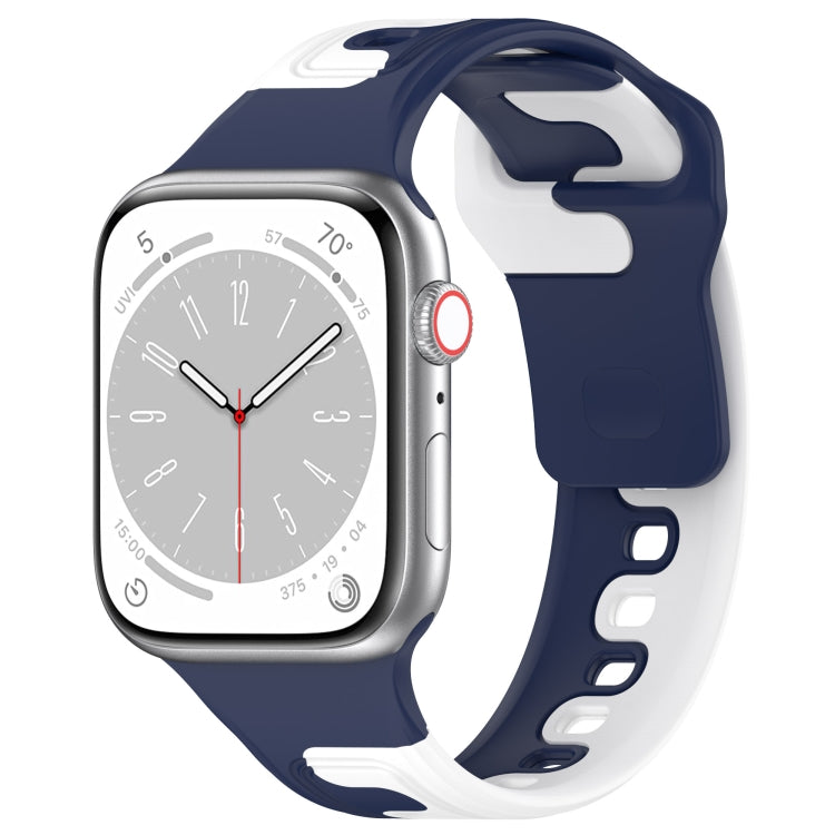 ダブルカラースリコーンウォッチバンド、Apple Watch 42mm用、Apple Watch 38mm用
