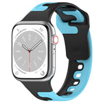 ダブルカラースリコーンウォッチバンド、Apple Watch 42mm用、Apple Watch 38mm用