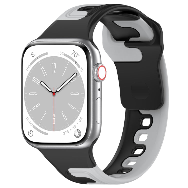 ダブルカラースリコーンウォッチバンド、Apple Watch 42mm用、Apple Watch 38mm用