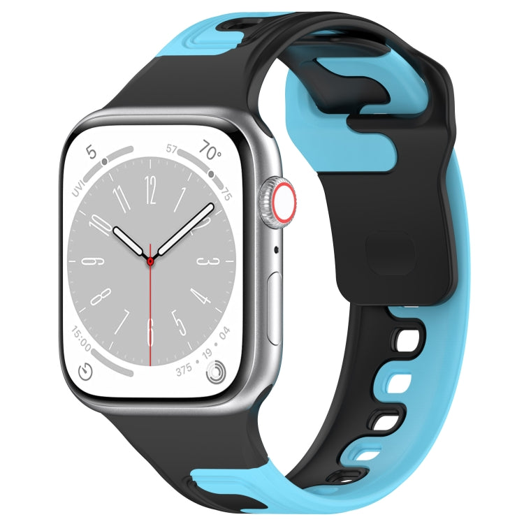 ダブルカラースリコーンウォッチバンド、Apple Watch 42mm用、Apple Watch 38mm用
