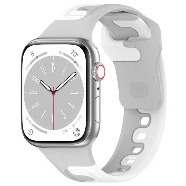 ダブルカラースリコーンウォッチバンド、Apple Watch 42mm用、Apple Watch 38mm用