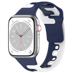 ダブルカラースリコーンウォッチバンド、Apple Watch 42mm用、Apple Watch 38mm用