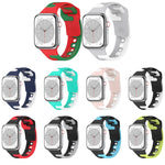 ダブルカラースリコーンウォッチバンド、Apple Watch 42mm用、Apple Watch 38mm用