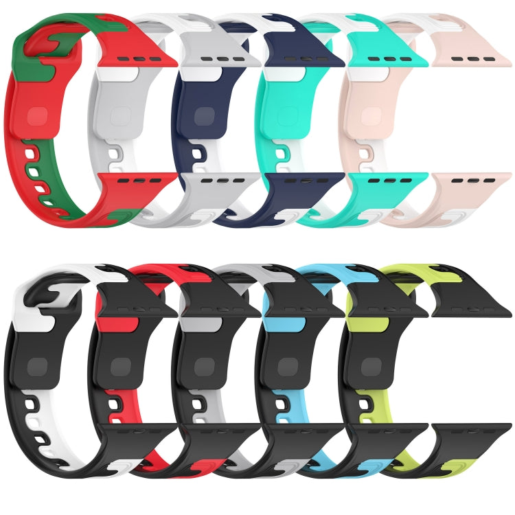 ダブルカラースリコーンウォッチバンド、Apple Watch 42mm用、Apple Watch 38mm用