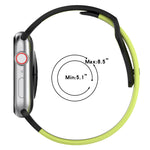 ダブルカラースリコーンウォッチバンド、Apple Watch 42mm用、Apple Watch 38mm用