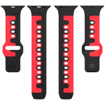 ダブルカラースリコーンウォッチバンド、Apple Watch 42mm用、Apple Watch 38mm用