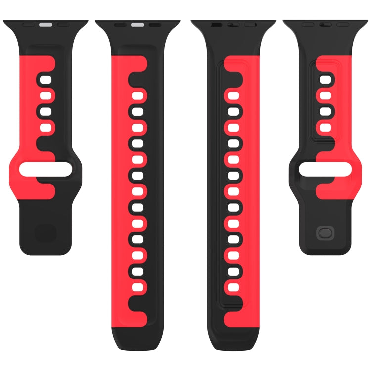ダブルカラースリコーンウォッチバンド、Apple Watch 42mm用、Apple Watch 38mm用