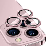 ENKAY Hat-Prince グリッターリアレンズ アルミ合金強化ガラスフィルム、iPhone 17 Pro / 17 Pro Max用、iPhone 17用、iPhone Air用、iPhone 15 Pro / 15 Pro Max用、iPhone 15 / 15 Plus用