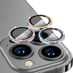 ENKAY Hat-Prince グリッターリアレンズ アルミ合金強化ガラスフィルム、iPhone 17 Pro / 17 Pro Max用、iPhone 17用、iPhone Air用、iPhone 15 Pro / 15 Pro Max用、iPhone 15 / 15 Plus用